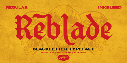 Reblade Font Poster 1