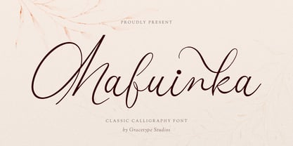 Mafuinka Font Poster 1