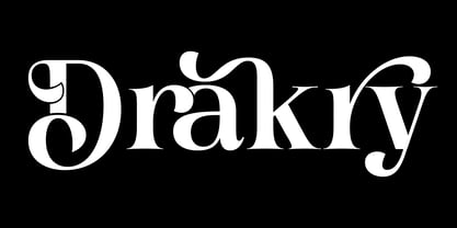Drakry Font Poster 1