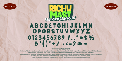Richu Mast Font Poster 6