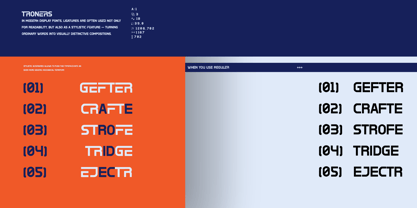 ID Troners Font Poster 6