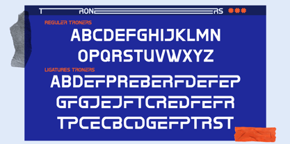 ID Troners Font Poster 4