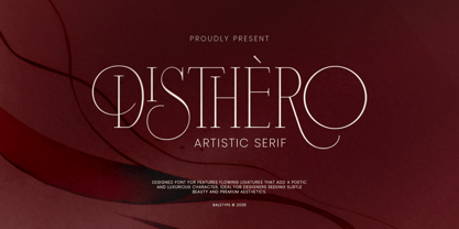 Disthero Font Poster 1