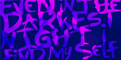 Bjah Font Poster 3