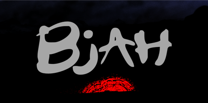 Bjah Font Poster 1