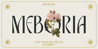 Meboria Font Poster 1
