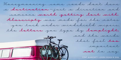 Alascripty Font Poster 5
