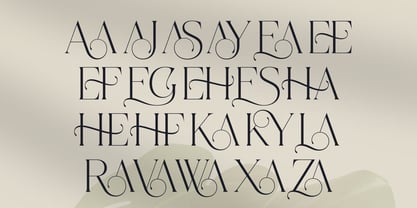 Del Rose Font Poster 10