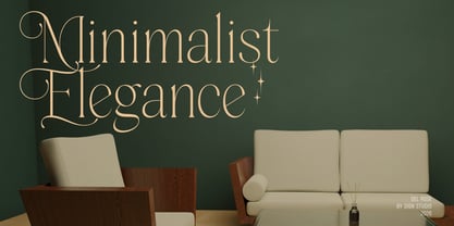 Del Rose Font Poster 4