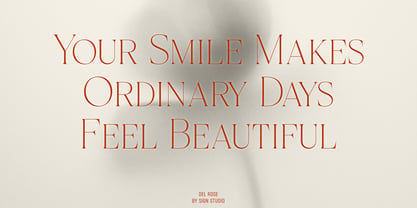 Del Rose Font Poster 8