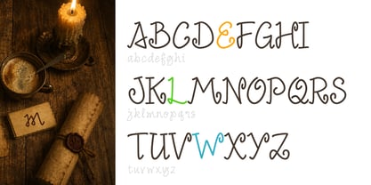 ZFcutewitch Font Poster 2