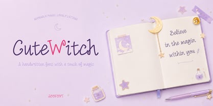 ZFcutewitch Font Poster 1
