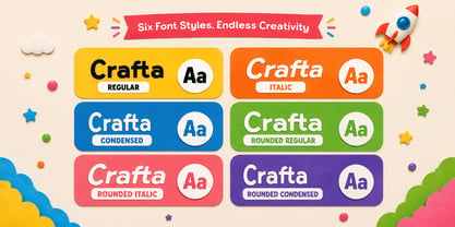 Crafta Font Poster 3