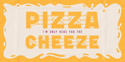 Gooey Slimy Font Poster 2
