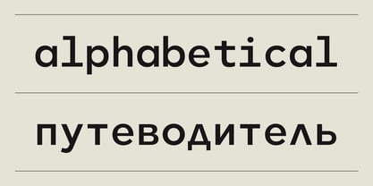 CF Asty Monospaced Font Poster 9