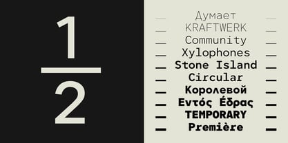 CF Asty Monospaced Font Poster 8