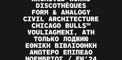CF Asty Monospaced Font Poster 5