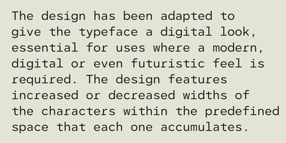 CF Asty Monospaced Font Poster 10