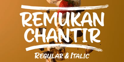 Remukan Chantir Font Poster 1