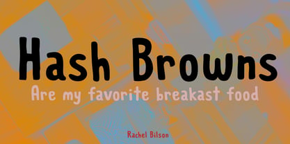 Morning Set Font Poster 4