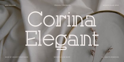 Corina Elegant Font Poster 1