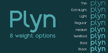 Plyn Font Poster 3