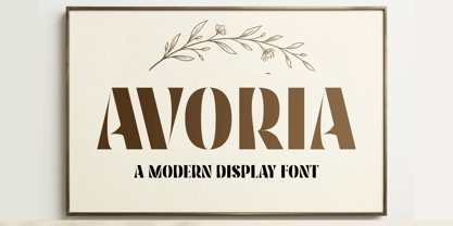 Avoria Font Poster 1