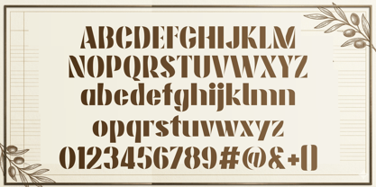 Avoria Font Poster 8