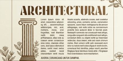 Avoria Font Poster 2