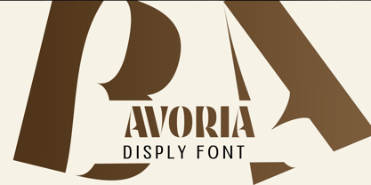 Avoria Font Poster 3