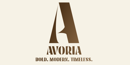 Avoria Font Poster 4