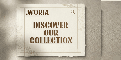 Avoria Font Poster 7