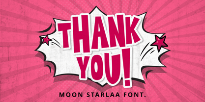 Moon Starlaa Font Poster 9
