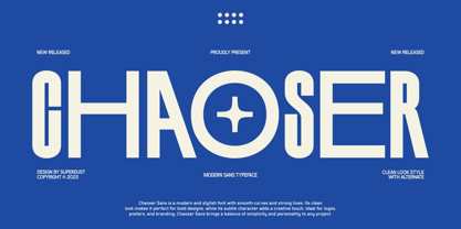 Chaoser Font Poster 1