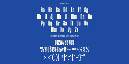 Chaoser Font Poster 7