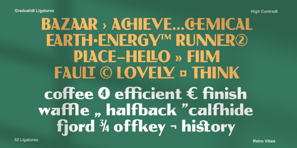 Gradualist Font Poster 8