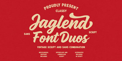 Jaglend Font Poster 1