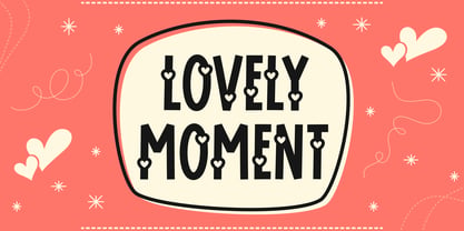 Lovely Moment Font Poster 1
