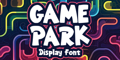 Game Park Font Poster 1
