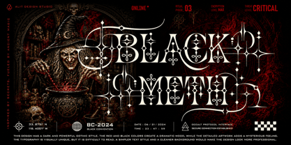 Lunare Magic Font Poster 4