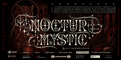 Lunare Magic Font Poster 7
