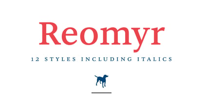 Reomyr Font Poster 1