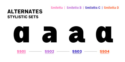 Smiletta Font Poster 5