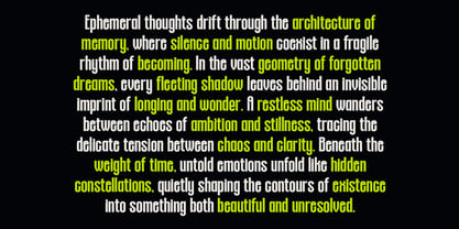 Nexaro Font Poster 10