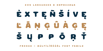 Frosha Font Poster 5