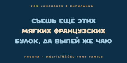 Frosha Font Poster 10