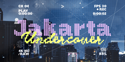 Pixel Match Font Poster 5