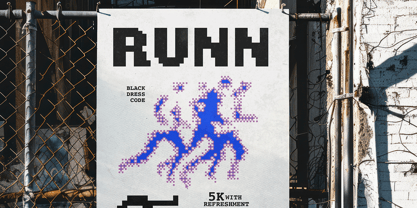 Pixel Match Font Poster 7