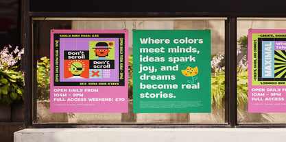 Marky Font Poster 2