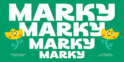 Marky Font Poster 11